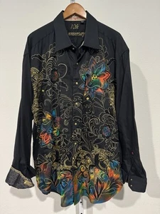 Robert Graham Hewitt 10th Anniversary Special Edition Embroidered Shirt 3XL RARE - Picture 1 of 16