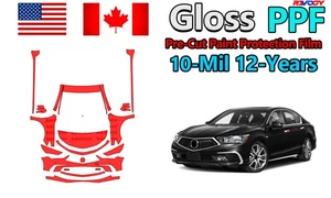 10mil Gloss PreCut PPF Paint Protection Film For Acura RLX Hybrid 2018-2020 - Picture 1 of 12