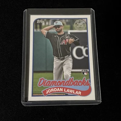 2024 TOPPS UPDATE JORDAN LAWLAR 35TH ANNIVERSARY INSERT ROOKIE CARD - Image 1 of 2