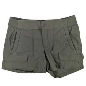 ATHLETA Trekkie 2.0 Shorts Women's SIZE 4 Green Ripstop Lightweight Hiking EUC - Picture 1 of 8