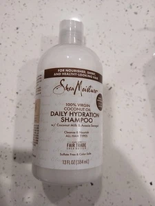 Shea Moisture Daily Hydration Shampoo w Coconut Milk & Acacia Senegal 13 fl oz - Picture 1 of 4