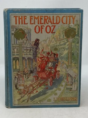 L Frank Baum / THE EMERALD CITY OF OZ 1st Edition 1910 - Image 1 of 4