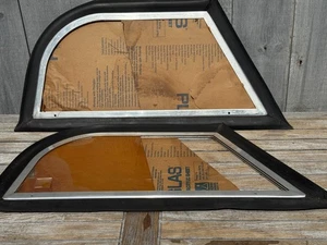 Vtg. Austen Healey 100-4 BN 1 BN2 door window frame & screen 1950's - Bild 1 von 7