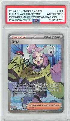 PSA Erika Harlacher-Stone Iono 124 Sv: Scarlet & Violet Promo Cards Holo - Image 1 of 2