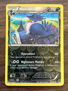 REVERSE HOLO Honchkrow 52/119 - 2014 Pokemon Phantom Forces Rare Card - CLEAN NM - Picture 1 of 2
