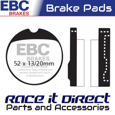 Brake Pads for HONDA CB 750 K7 1978 Front Semi Sintered EBC - Image 1 of 4
