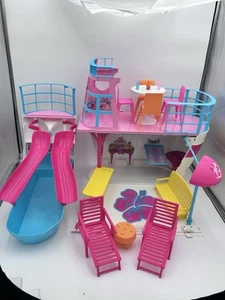 Mattel Barbie Sisters Double Decker Dream Cruise Ship Party Boat Yacht Pool 2011 - Picture 1 of 15