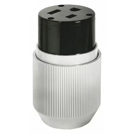 Conector de hoja recta Bryant 9650Nc, 6-50R, 50 A, 250 V Ac, 2 polos, 3 cables, Foto 1 de 1