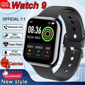Apple Watch Series 9 45mm Boîtier en Aluminium avec Bracelet Sport - Minuit, M/L - Photo 1 sur 2