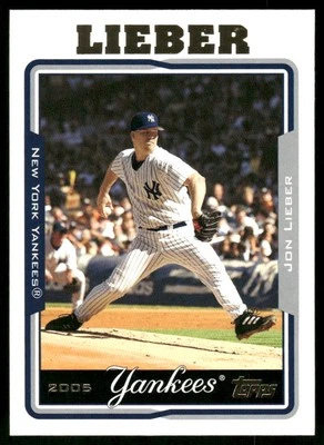 2005 Topps Jon Lieber New York Yankees #149 - Image 1 of 2