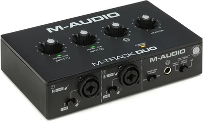 M-Audio M-Track Duo USB Audio Interface - Image 1 of 4