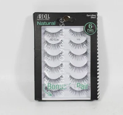 6 Pair Ardell Natural Multipack False Eyelashes #110 - Image 1 of 2
