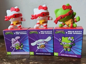 Sanrio Hello Kitty x Teenage Mutant Ninja Turtles Figures Lot 6 - McDonalds - Picture 1 of 1