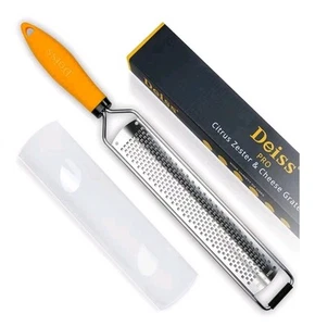 Lemon Zester Handheld Stainless Steel Food Graterpro Kitchen Tool For Cheese Par - Picture 1 of 3