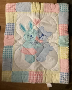 Coperta piumone vintage Owen bambino trapuntata, lenzuolo culla aderente e coperta ricevimento - Foto 1 di 10