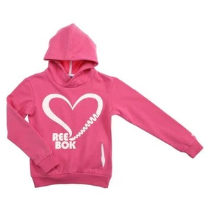 Reebok à Capuche Core Taille Oth [ Gr. 140] Pull Pull Sport Rose Vif Neuf & Ovp - Picture 1 of 2