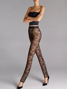 Wolford Leo Leggings Coffee/Black - Picture 1 of 1