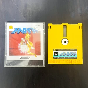 Metroid Nintendo Famicom Disk System 1986 FMC-MET Japanese Version Action Retro - Picture 1 of 24