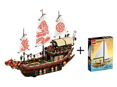 LEGO Barco 'Basura' Chino de Destiny's Bounty (70618) y Velero (40487) - LEER Foto 1 de 4