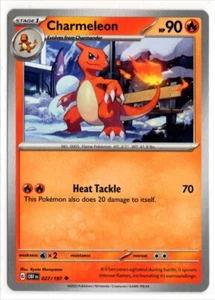 Pokemon Obsidian Flames 027/197 Charmeleon - Picture 1 of 1