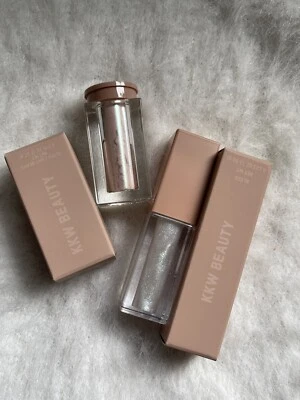 KKW Beauty Ultra Light Beams IRIDESCENT Duo Highlighter & Gloss ~NIB~ Ships Fast - Image 1 of 3