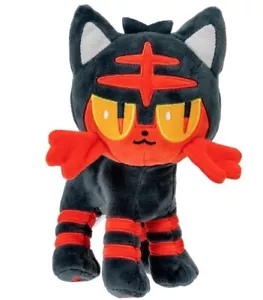 Pokemon Small Plush - Litten - 8 inch plush - Brand New - Jazwares - Picture 1 of 2