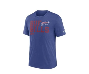 Fanatics Nike Men's Buffalo Bills Short Sleeve Tee - Blue Heather - Picture 1 of 1