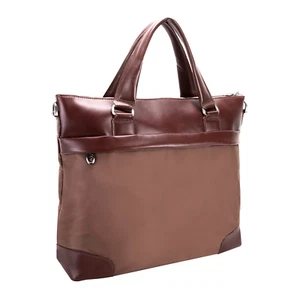 McKlein USA Eastward 15" Nylon Slim Laptop Briefcase Assorted Colors - Picture 1 of 16