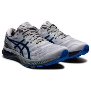 ASICS Men's Gel-Nimbus 23 Running Shoes, Piedmont Grey/Electric Blue 12 US - Picture 1 of 9