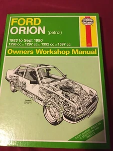 Haynes Ford Orion (Benzin) 1983 bis 1990 BESITZER WERKSTATTHANDBUCH - Bild 1 von 1
