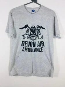 2016 Devon Air Ambulance Ride Out T-shirt Light Grey UK S - Picture 1 of 3