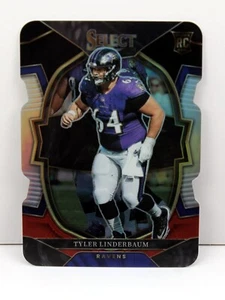 2022 Panini Select Die-Cut Concourse Level Prizm Card #74 Tyler Linderbaum - Imagen 1 de 1