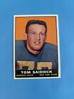 1961 Topps Football Tom Saidock #155
