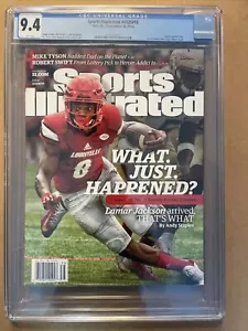 Lamar Jackson 1st Sports Illustrated Cover FC 26.09.2016 Kiosk weiß CGC 9.4 - Bild 1 von 2
