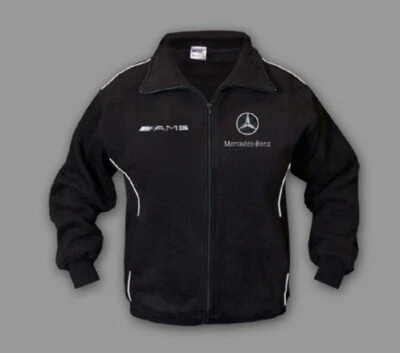 Nuevo Hombre Mercedes AMG Racing Motor Sport Chaqueta Polar Ropa Bordada Foto 1 de 3