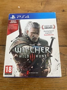 The Witcher 3: Wild Hunt (PlayStation 4, 2015) w/ Slipcover Map Soundtrack PS4 - Picture 1 of 9