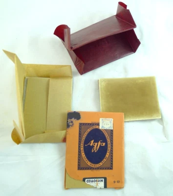 VECCHIA CARTA FOTOGRAFICA PELLICOLA AGFA CELLOIDIN BERGONZI CREMONA  FOTOGRAFIA - Image 1 of 4