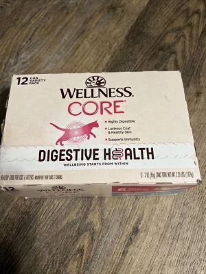 12-pk Wellness CORE Digestive Health 6 cans EA Salmon & Whitefish BB 11/2025 - Image 1 of 4