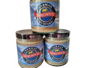 MOREHOUSE German Mustard, 9oz, BB 9/26, Lot of 3 - Picture 1 of 5