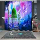 Colorful Starry Sky 3D Shower Curtain Polyester Bathroom Decor  Waterproof