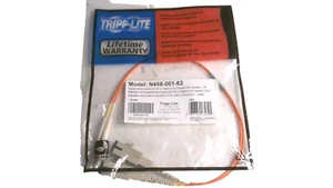 Tripp Lite N458-001-62 1 ft. 0.3M (1-ft.) Duplex MMF 62.5/125 Adapter G8 - Picture 1 of 3