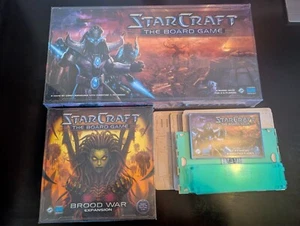 Starcraft Board Game + Brood War Expansion + Typhon Promo + Insert Organizer - Bild 1 von 8