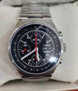 LORSA MILITARY ARMBANDUHR 7750 AUTOMATIK CHRONOGRAPH CLONE - UNGETRAGEN - WATCH - Picture 1 of 7