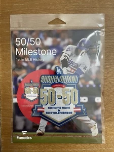 Shohei Ohtani 50-50 Milestone COLLECTORS Patch LIMITED EDITION /360 SEALED RARE - Bild 1 von 3