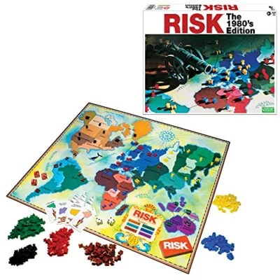 Risk 1980s Edition Classic Board Game World Domination Strategy Game - Image 1 of 4