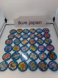 Yo-kai Watch Blue Medals 36pcs with Case BANDAI Japanese Anime Yokai Yo-Kai Holo - Picture 1 of 6