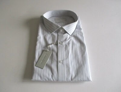 Calvin Klein Slim Fit Superfine Cotton Men's Dress Greystone 17.5|32-33 $95 NWT - Image 1 of 4