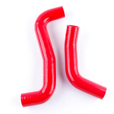 Fit 05-09 Subaru Legacy/12-15 Subaru WRX/14-2018 WRX STI Silicone Hose Red Pipes - Image 1 of 4