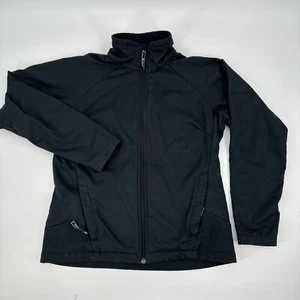 Columbia Fleece Jacket Women’s Size Large Full Zip Black Long Sleeve RN 59724 - Picture 1 of 9