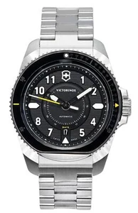 Victorinox Swiss Army Journey 1884 Black Dial Automatic 241981 200M Mens Watch - Picture 1 of 4